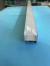 Aluprofil 23,4 mm breit, 20 mm hoch mit Abdeckung opal